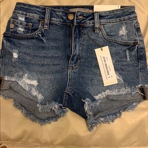 JUST USA | Medium Wash Denim Shorts